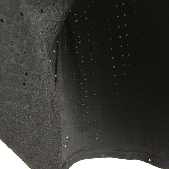 Gothic Black Eyelet Flutter Sleeve Twist Waist Tee - Picture 9 of 15